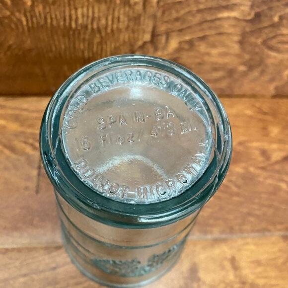 STARBUCKS Clear Green Glass Tumbler 16oz - Picture 3 of 3